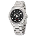 Shop Authentic Tag Heuer Aquaracer Chronograph Black Dial Silver Steel Strap Watch for Men - CAY1110.BA0927 - Luxxuri