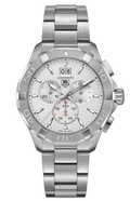  Shop Authentic Tag Heuer Aquaracer White Dial Silver Steel Strap Watch for Men - CAY1111.BA0927 - Luxxuri