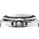  Shop Authentic Tag Heuer Aquaracer Quartz Chronograph Black Dial Silver Steel Strap Watch for Men - CAY111A.BA0927 - Luxxuri