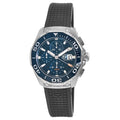  Shop Authentic Tag Heuer Aquaracer Chronograph Blue Dial Black Rubber Strap Watch for Men - CAY111B.FT6041 - Luxxuri