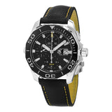  Shop Authentic Tag Heuer Aquaracer Automatic Chronograph Black Dial Black Nylon Strap Watch for Men - CAY211A.FC6361 - Luxxuri