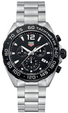  Shop Authentic Tag Heuer Formula 1 Chronograph Black Dial Silver Steel Strap Watch for Men - CAZ1010.BA0842 - Luxxuri