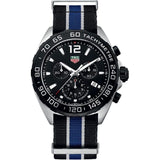  Shop Authentic Tag Heuer Formula 1 Quartz Chronograph Black Dial Two Tone NATO Strap Watch for Men - CAZ1010.FC8197 - Luxxuri