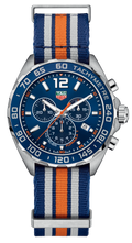 Tag Heuer Formula 1 Chronograph 43mm Blue Dial NATO Strap Watch for Men - CAZ1014.FC8196