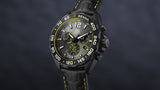  Shop Authentic Tag Heuer Formula 1 Chronograph Senna Black Dial Black Leather Strap Watch for Men - CAZ101AJ.FC6487 - Luxxuri