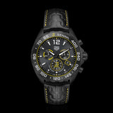  Shop Authentic Tag Heuer Formula 1 Chronograph Senna Black Dial Black Leather Strap Watch for Men - CAZ101AJ.FC6487 - Luxxuri