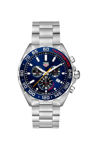  Shop Authentic Tag Heuer Formula 1 Red Bull Racing Chronograph Blue Dial Silver Steel Strap Watch for Men - CAZ101AK.BA0842 - Luxxuri