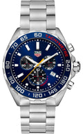  Shop Authentic Tag Heuer Formula 1 Red Bull Racing Chronograph Blue Dial Silver Steel Strap Watch for Men - CAZ101AK.BA0842 - Luxxuri