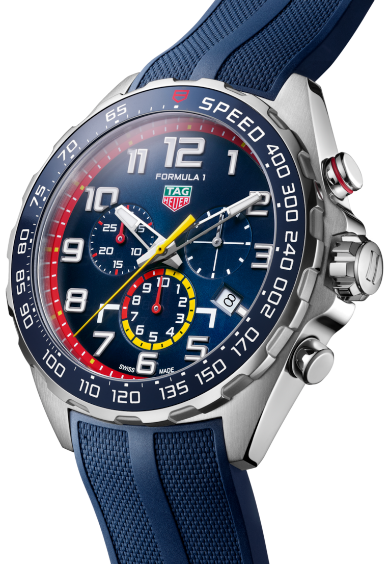  Shop Authentic Tag Heuer Formula 1 Red Bull Racing Chronograph Blue Dial Blue Rubber Strap Watch for Men - CAZ101AL.FT8052 - Luxxuri