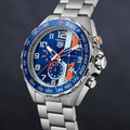 Shop Authentic Tag Heuer Formula 1 Gulf Edition Chronograph Blue Dial Silver Steel Strap Watch for Men - CAZ101AT.BA0842 - Luxxuri