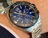  Shop Authentic Tag Heuer Formula 1 Chronograph Blue Dial Silver Steel Strap Watch for Men - CAZ101AV.BA0842 - Luxxuri