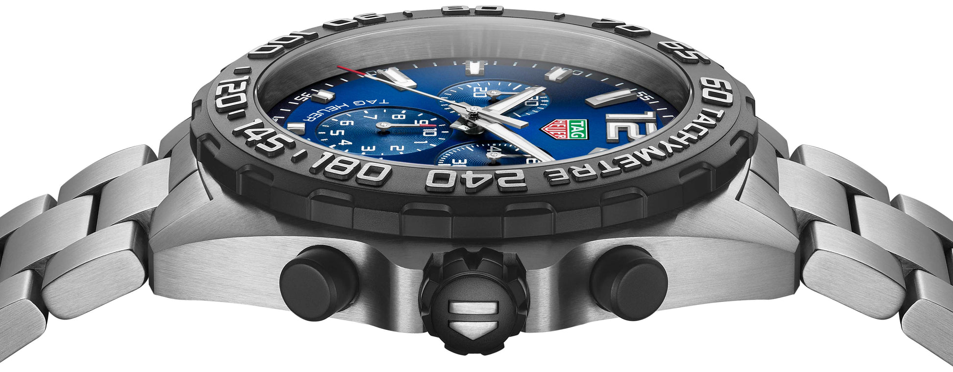  Shop Authentic Tag Heuer Formula 1 Chronograph Blue Dial Silver Steel Strap Watch for Men - CAZ101AV.BA0842 - Luxxuri