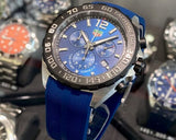  Shop Authentic Tag Heuer Formula 1 Chronograph Blue Dial Blue Rubber Strap Watch for Men - CAZ101AV.FT8077 - Luxxuri