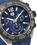  Shop Authentic Tag Heuer Formula 1 Chronograph Blue Dial Blue Rubber Strap Watch for Men - CAZ101AV.FT8077 - Luxxuri