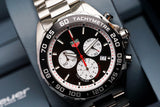  Shop Authentic Tag Heuer Formula 1 Chronograph Black Dial Silver Steel Strap Watch for Men - CAZ101E.BA0842 - Luxxuri