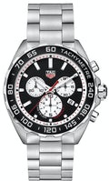  Shop Authentic Tag Heuer Formula 1 Chronograph Black Dial Silver Steel Strap Watch for Men - CAZ101E.BA0842 - Luxxuri