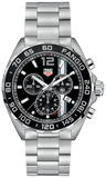 Shop Authentic Tag Heuer Formula 1 Chronograph Black Dial Silver Steel Strap Watch for Men - CAZ101H.BA0842 - Luxxuri