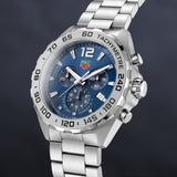  Shop Authentic Tag Heuer Formula 1 Chronograph Blue Dial Silver Steel Strap Watch for Men - CAZ101K.BA0842 - Luxxuri