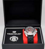  Shop Authentic Tag Heuer Formula 1 Manchester United Special Edition Grey Dial Black Silicone Strap Watch for Men - CAZ101M.FT8024 - Luxxuri