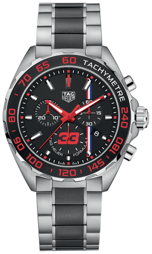  Shop Authentic Tag Heuer Formula 1 Max Verstappen Limited Edition Grey Dial Two Tone Steel Strap Watch for Gents - CAZ101U.BA0843 - Luxxuri