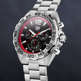  Shop Authentic Tag Heuer Formula 1 Chronograph Black Dial Silver Steel Strap Watch for Men - CAZ101Y.BA0842 - Luxxuri