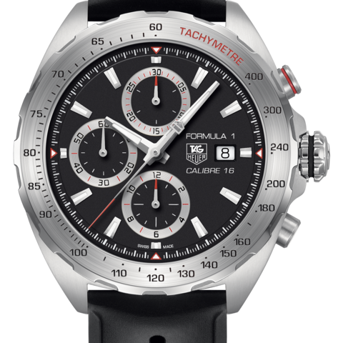  Shop Authentic Tag Heuer Formula 1 Calibre 16 Black Dial Black Leather Strap Watch for Men - CAZ2010.FT8024 - Luxxuri