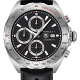  Shop Authentic Tag Heuer Formula 1 Calibre 16 Black Dial Black Leather Strap Watch for Men - CAZ2010.FT8024 - Luxxuri