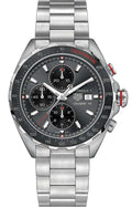 Shop Authentic Tag Heuer Formula 1 Automatic Chronograph Grey Dial Silver Strap Watch for Men - CAZ2012.BA0876 - Luxxuri