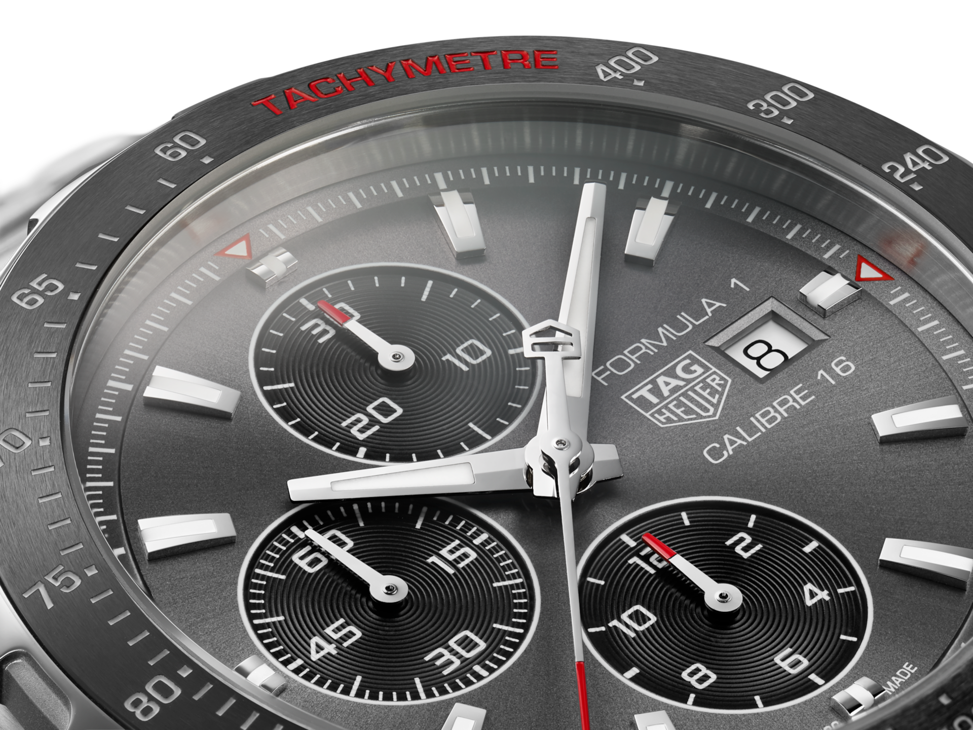  Shop Authentic Tag Heuer Formula 1 Automatic Chronograph Grey Dial Silver Strap Watch for Men - CAZ2012.BA0876 - Luxxuri