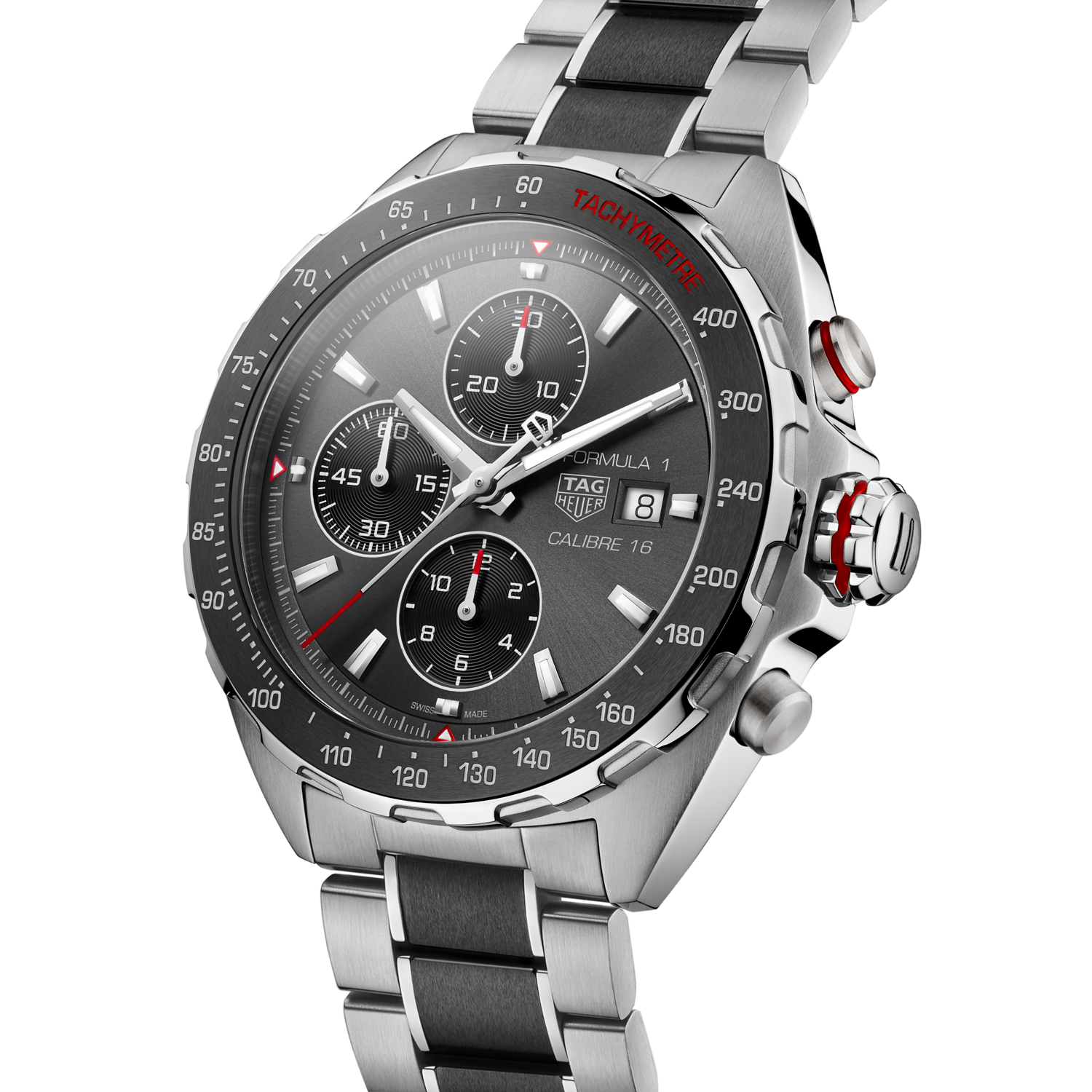  Shop Authentic Tag Heuer Formula 1 Automatic Chronograph Grey Dial Two Tone Strap Watch for Men - CAZ2012.BA0970 - Luxxuri