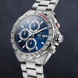  Shop Authentic Tag Heuer Formula 1 Automatic Chronograph Blue Dial Silver Strap Watch for Men - CAZ2015.BA0876 - Luxxuri