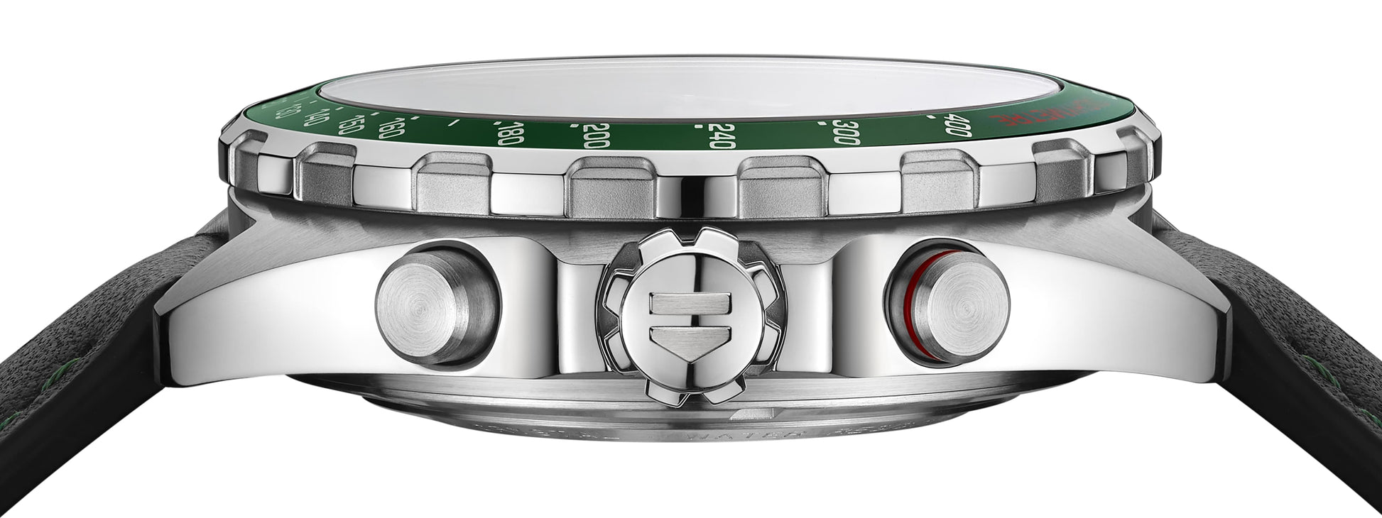  Shop Authentic Tag Heuer Formula 1 Calibre 16 Automatic Chronograph Green Dial Black Leather Strap Watch for Men - CAZ2016.FC6473 - Luxxuri