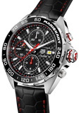  Shop Authentic Tag Heuer Formula 1 Mario Kart Chronograph Black Dial Black Leather Strap Watch for Men - CAZ201E.FC6517 - Luxxuri
