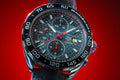  Shop Authentic Tag Heuer Formula 1 Mario Kart Chronograph Black Dial Black Leather Strap Watch for Men - CAZ201E.FC6517 - Luxxuri