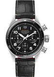  Shop Authentic Tag Heuer Autavia Chronometer Flyback Automatic Chronograph Black Dial Black Leather Strap Watch for Men - CBE511A.FC8279 - Luxxuri