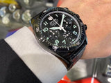  Shop Authentic Tag Heuer Autavia Chronometer Flyback Chronograph Black Dial Black Leather Strap Watch for Men - CBE511C.FC8280 - Luxxuri