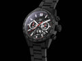 Tag Heuer Carrera Automatic Chronograph Black Dial Black Steel Strap Watch for Men - CBG2090.BH0661