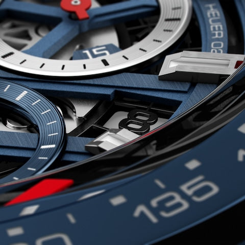  Shop Authentic Tag Heuer Carrera Chronograph Blue Dial Silver Steel Strap Watch for Men - CBG2A11.BA0654 - Luxxuri