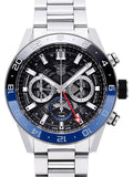  Shop Authentic Tag Heuer Carrera Chronograph Blue Dial Silver Steel Strap Watch for Men - CBG2A1Z.BA0658 - Luxxuri