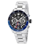 Shop Authentic Tag Heuer Carrera Chronograph Blue Dial Silver Steel Strap Watch for Men - CBG2A1Z.BA0658 - Luxxuri