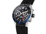  Shop Authentic Tag Heuer Carrera Automatic Chronograph Steel & Ceramic Black Dial Black Rubber Strap Watch for Men - CBG2A1Z.FT6157 - Luxxuri