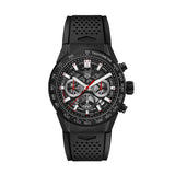  Shop Authentic Tag Heuer Carrera Automatic Chronograph Black Dial Black Rubber Strap Watch for Men - CBG2A90.FT6173 - Luxxuri