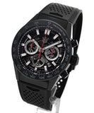  Shop Authentic Tag Heuer Carrera Automatic Chronograph Black Dial Black Rubber Strap Watch for Men - CBG2A90.FT6173 - Luxxuri