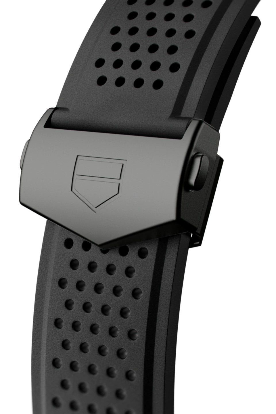  Shop Authentic Tag Heuer Carrera Automatic Chronograph Black Dial Black Rubber Strap Watch for Men - CBG2A90.FT6173 - Luxxuri