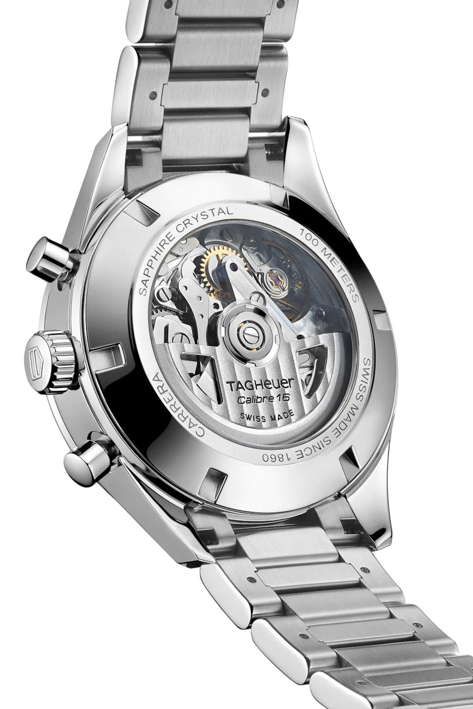 Tag Heuer Carrera Automatic Chronograph Blue Dial Silver Steel Strap Watch for Men - CBK2115.BA0715