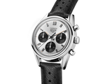  Shop Authentic Tag Heuer Carrera Chronograph 60th Anniversary Silver Dial Black Leather Strap Watch for Men - CBK221H.FC8317 - Luxxuri