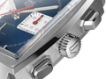  Shop Authentic Tag Heuer Monaco Automatic Chronograph Blue Dial Silver Steel Strap Watch for Men - CBL2111.BA0644 - Luxxuri