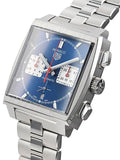  Shop Authentic Tag Heuer Monaco Automatic Chronograph Blue Dial Silver Steel Strap Watch for Men - CBL2111.BA0644 - Luxxuri