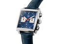  Shop Authentic Tag Heuer Monaco Automatic Chronograph Blue Dial Blue Leather Strap Watch for Men - CBL2111.FC6453 - Luxxuri