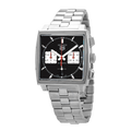  Shop Authentic Tag Heuer Monaco Automatic Chronograph Black Dial Silver Steel Strap Watch for Men - CBL2113.BA0644 - Luxxuri